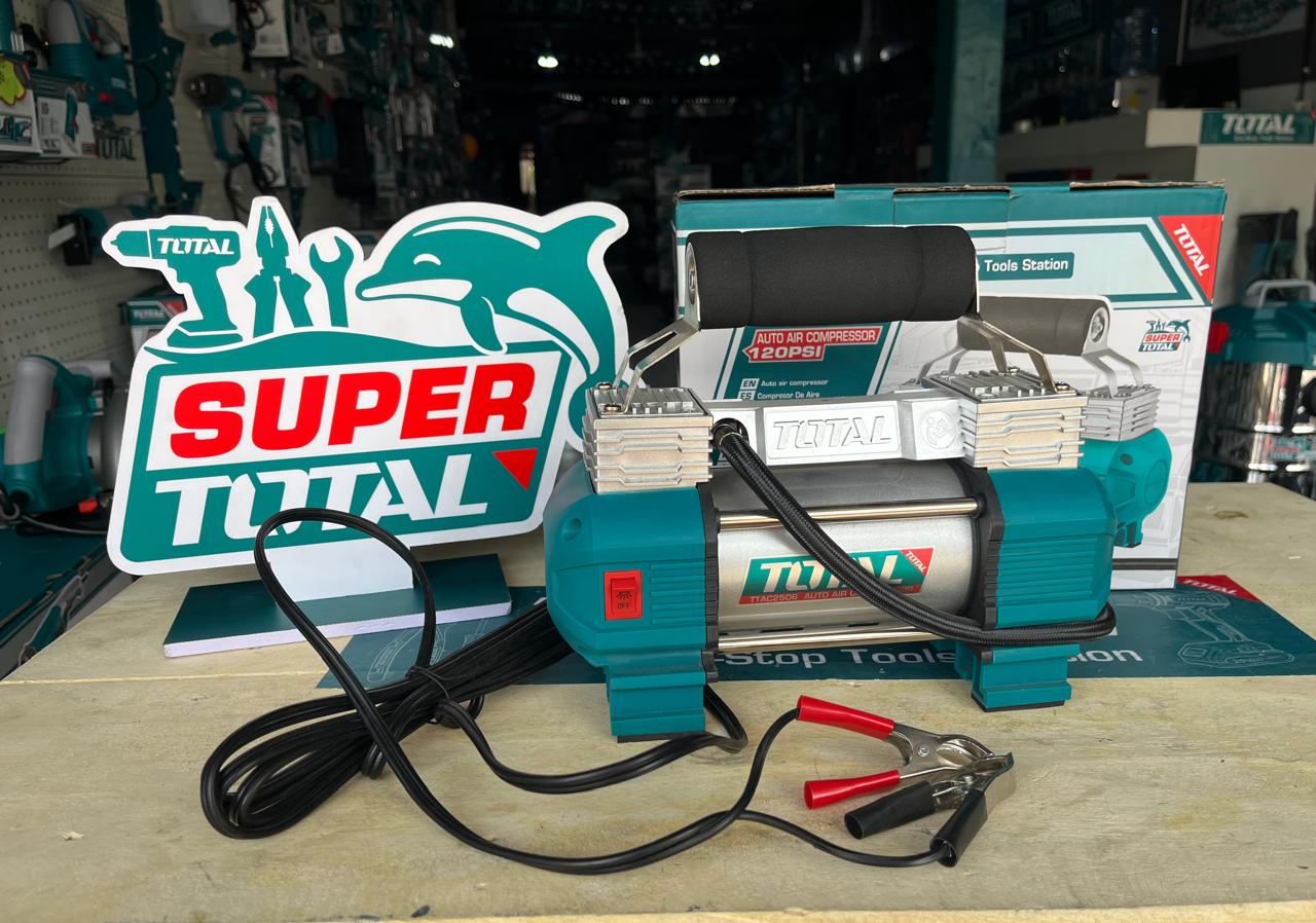 COMPRESOR PORTATIL P VEHICULO 120PSI TTAC2506